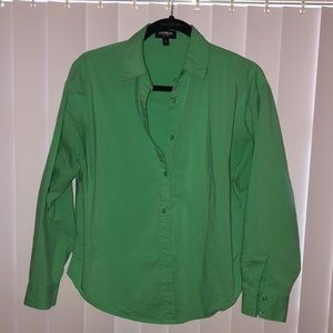 Express- Green Poplin Boyfriend Portofino